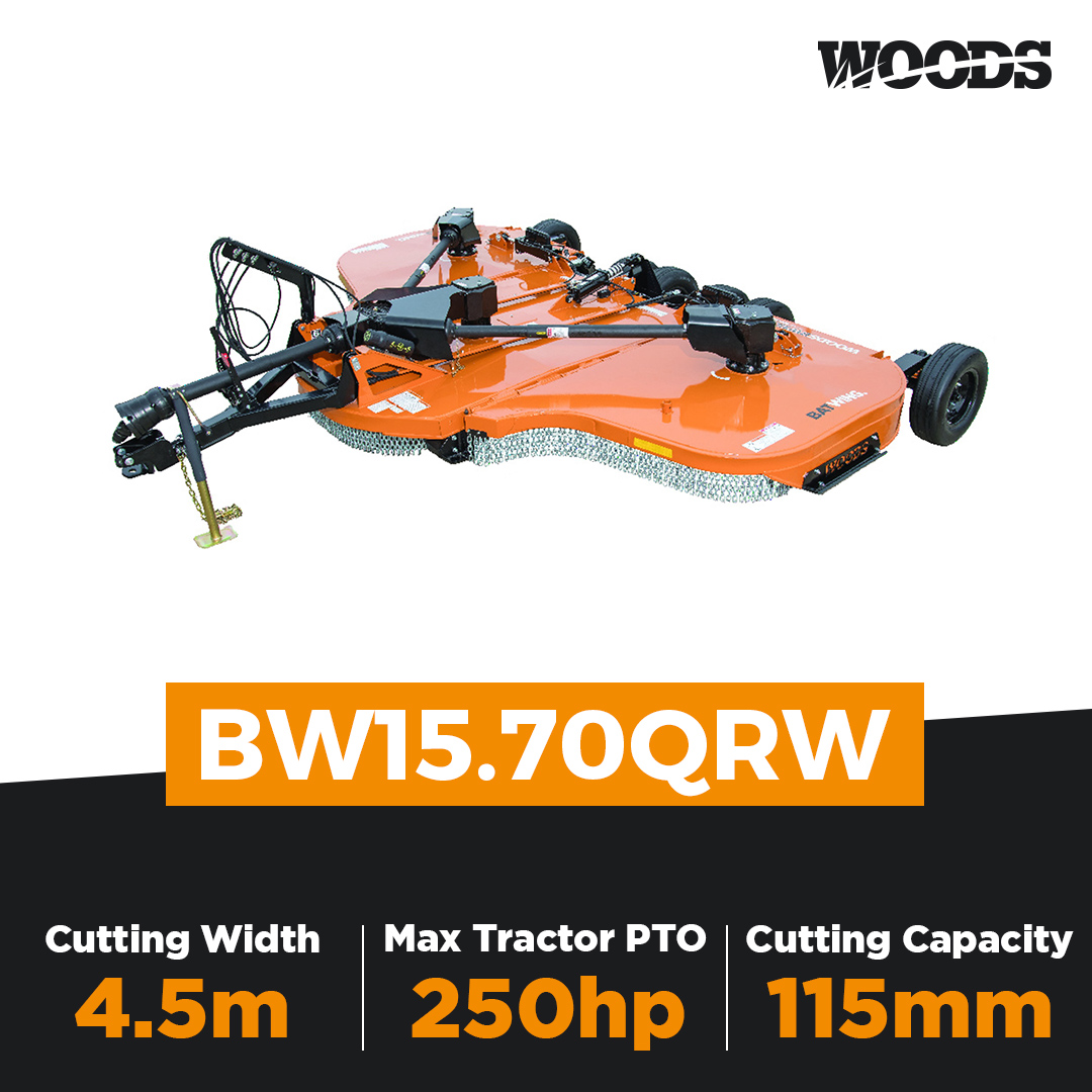 Woods Batwing BW15.70QRW Flex Wing Slasher