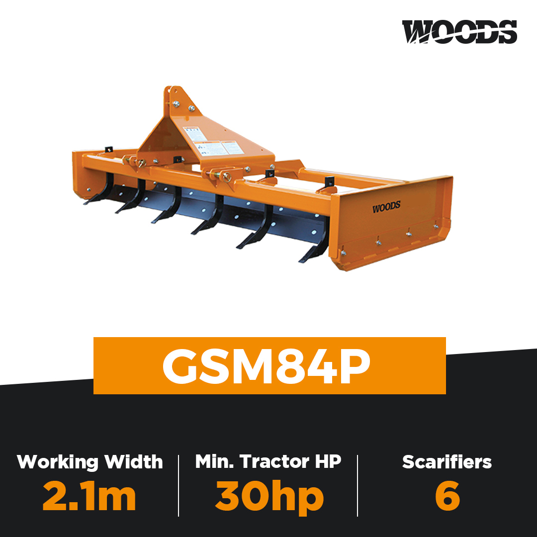 Woods GSM84P Grading Scraper